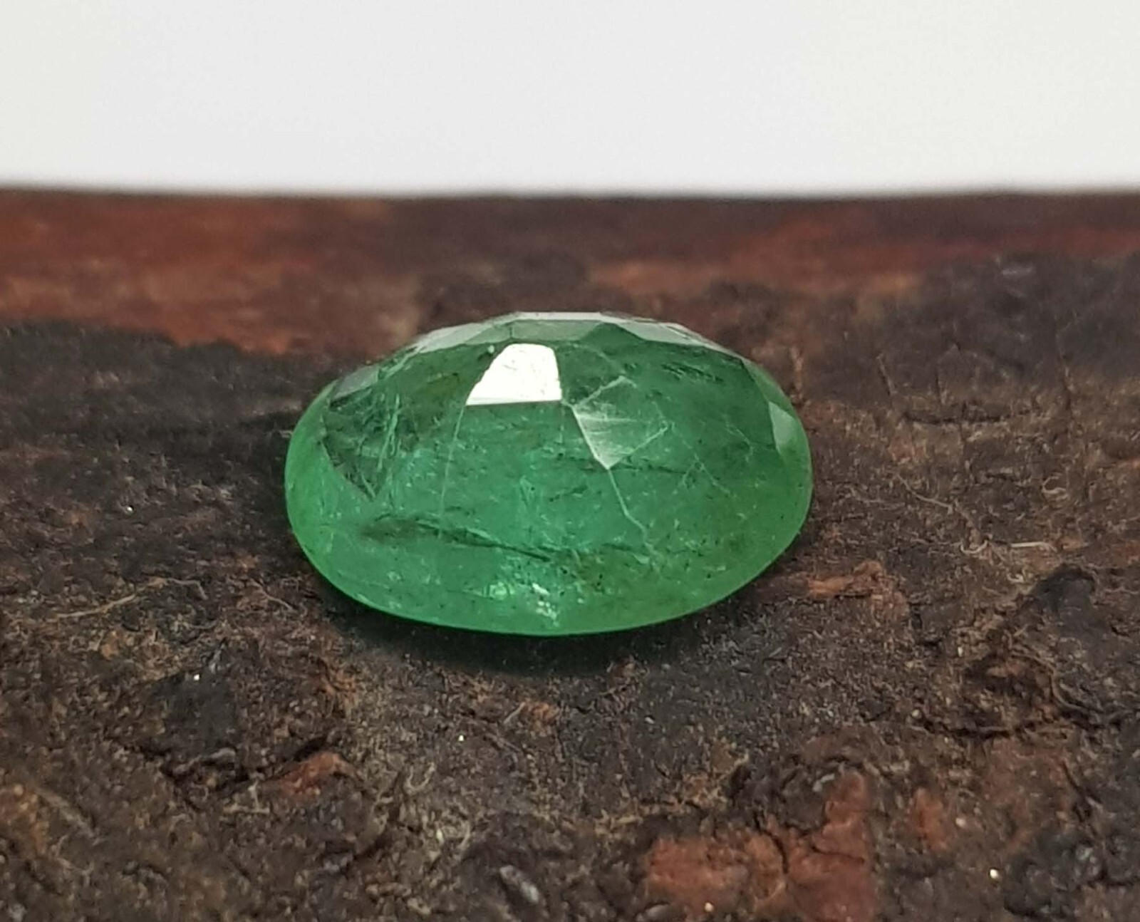 1.52 Ct Top Rich Green Natural Emerald Oval Cut 8.7X6.1 mm Certified Loose Gems