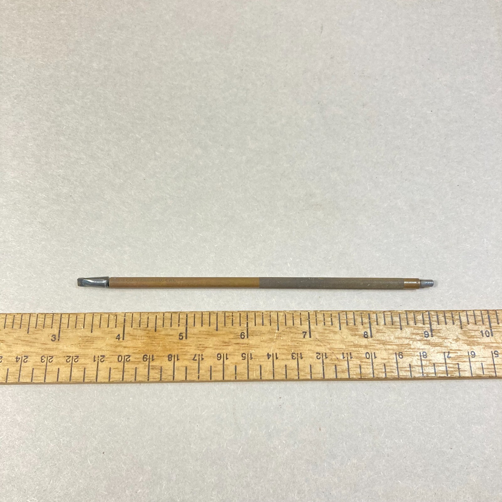 J. J. Co. Hand Pin Vise Brass Barrel Jeweler Watchmaker Tool