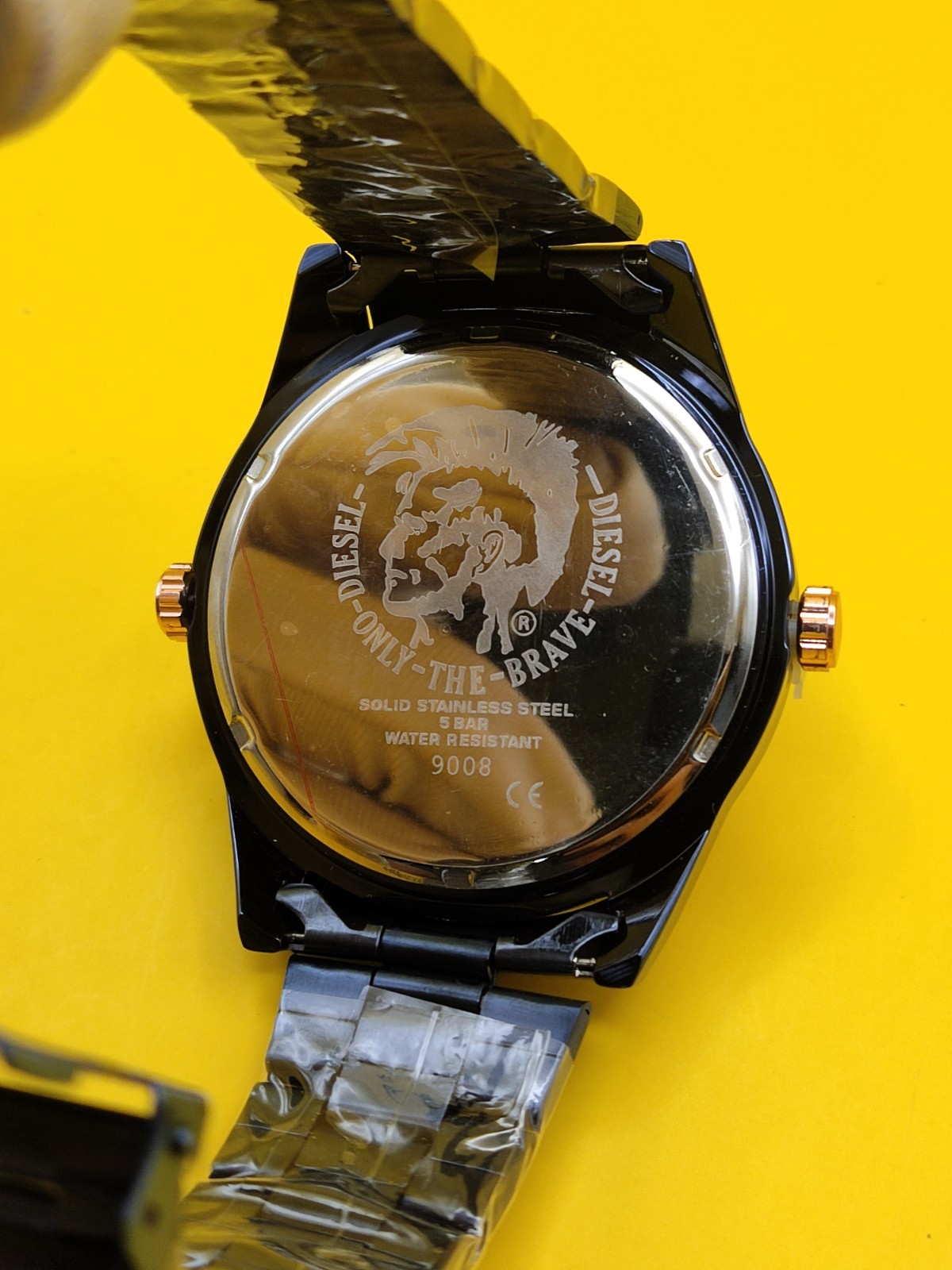 #Refurbished Diesel Only The Brave 3 Bar Dual Time Analog Men’s Wrist Watch