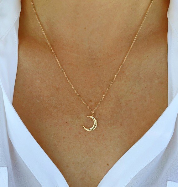 The Jewelry Standard Cresent Moon Necklace