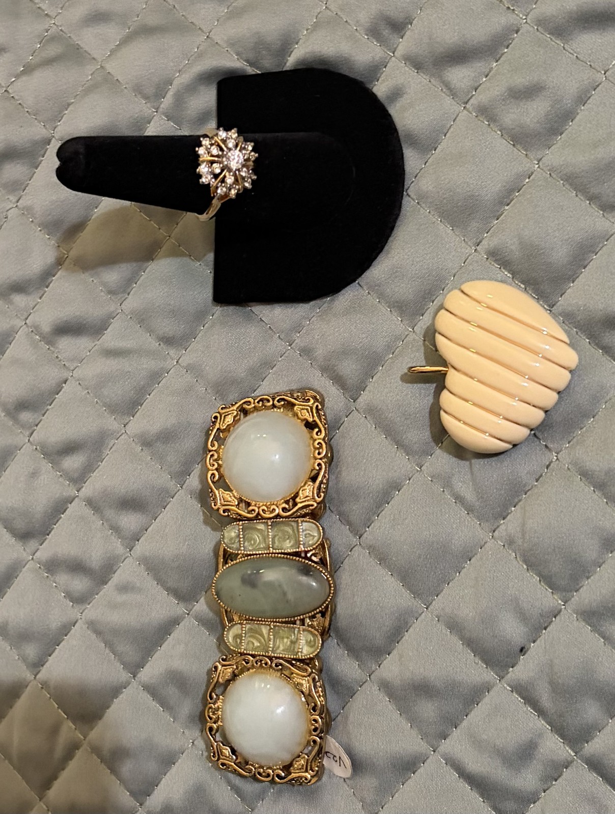 Vintage Jewelry Lot Camrose Kross Jackie Kennedy Pearl 1928 Crystal Bracelet 11