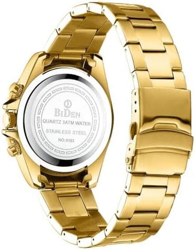 Invicta Reloj De Acero Inoxidable Bañado en Oro Para Hombre