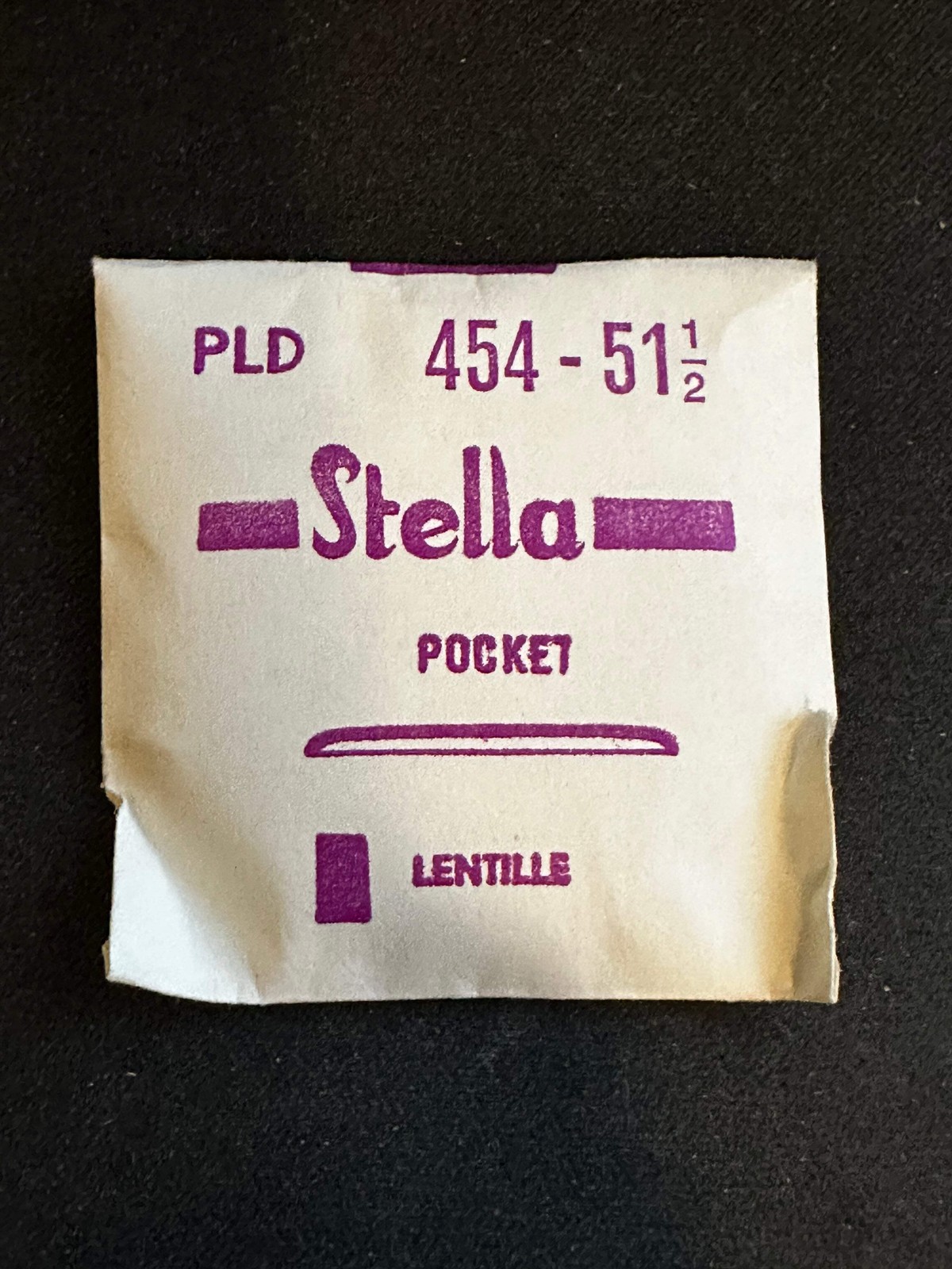 Stella PLD-454 51½ Round Pocket Watch Crystal 45.4mm – New
