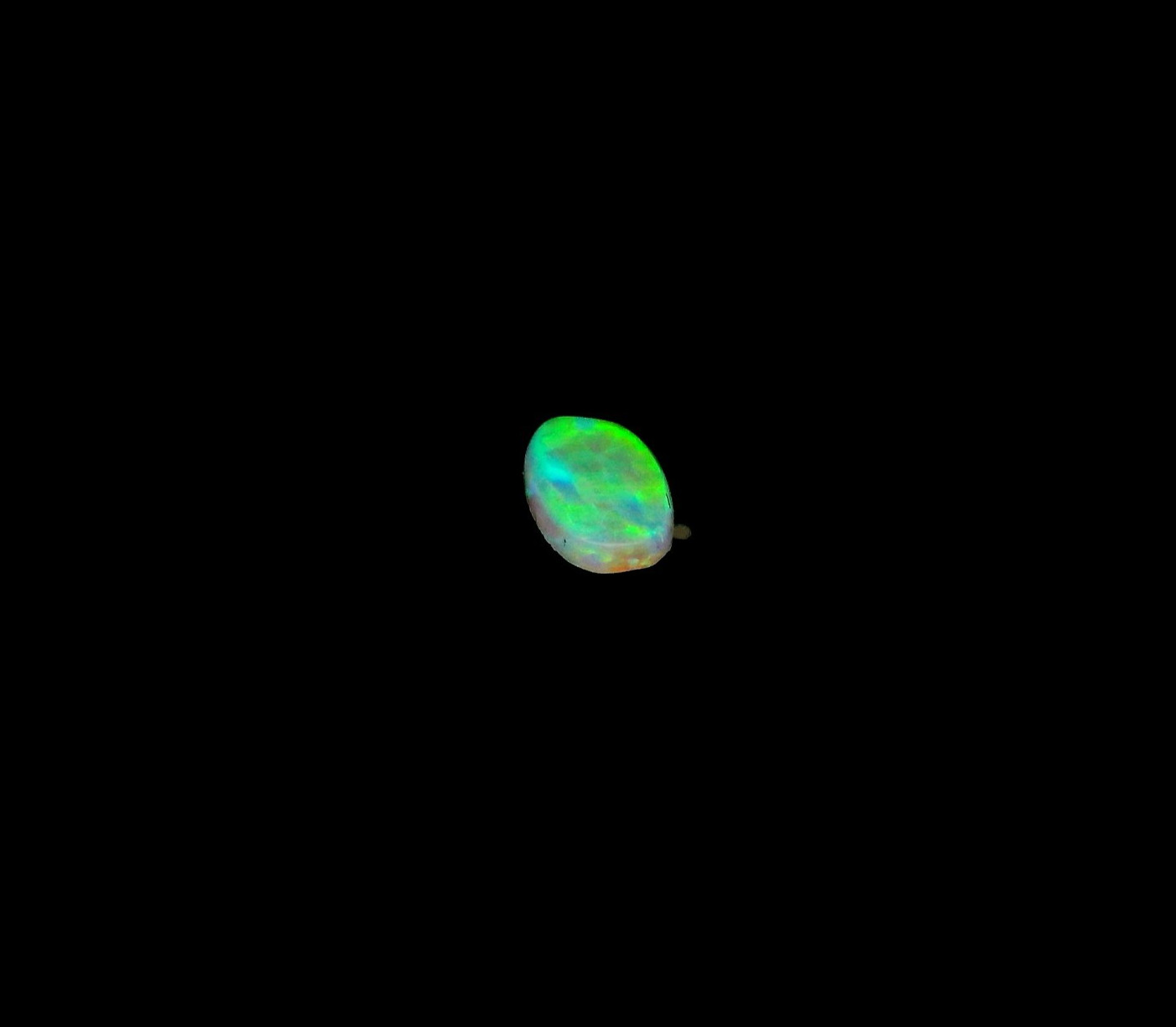 0.11ct Oval Shape Blue Green Multi-Color Opal 5 x 3 mm