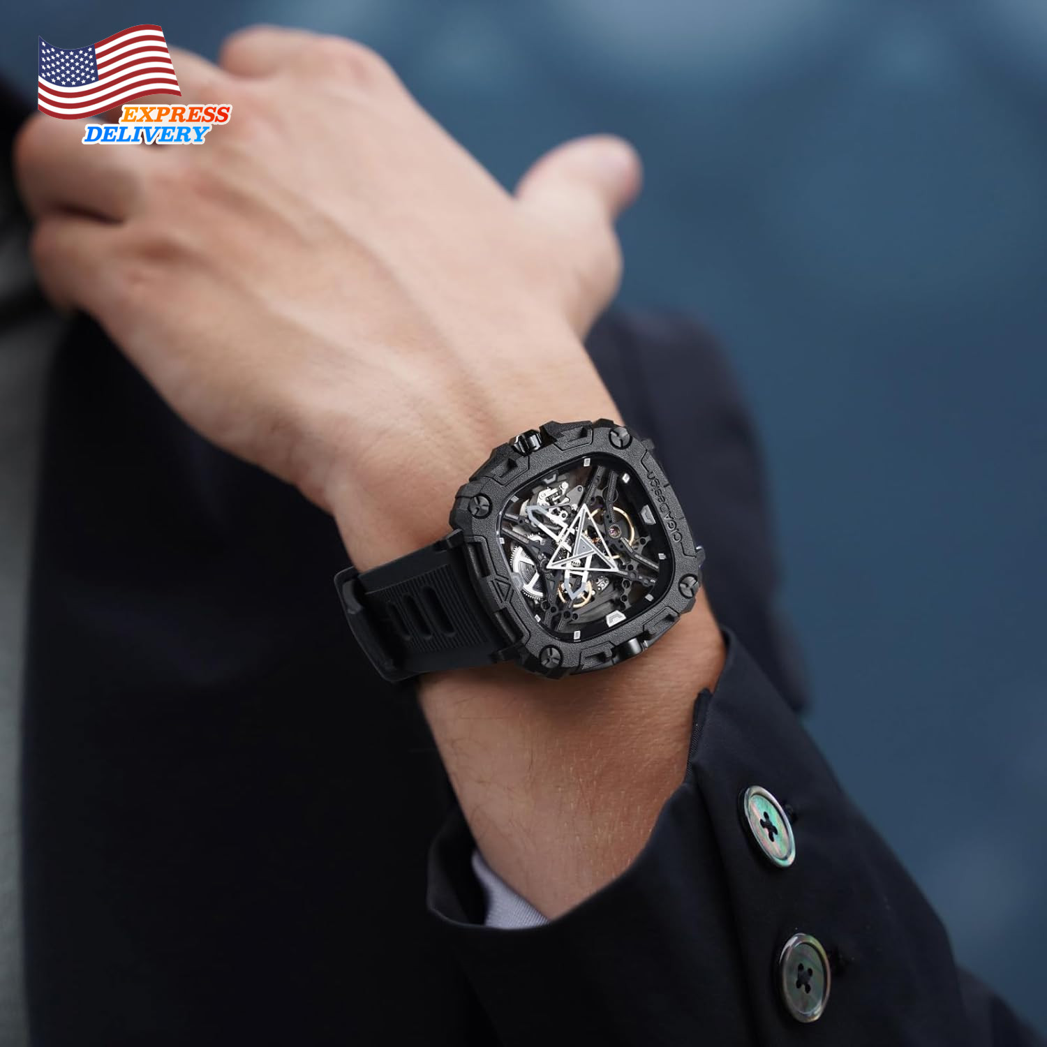 CIGA Design Automatic Watch – X Series Eye of Horus Mechanical Skeleton Watch