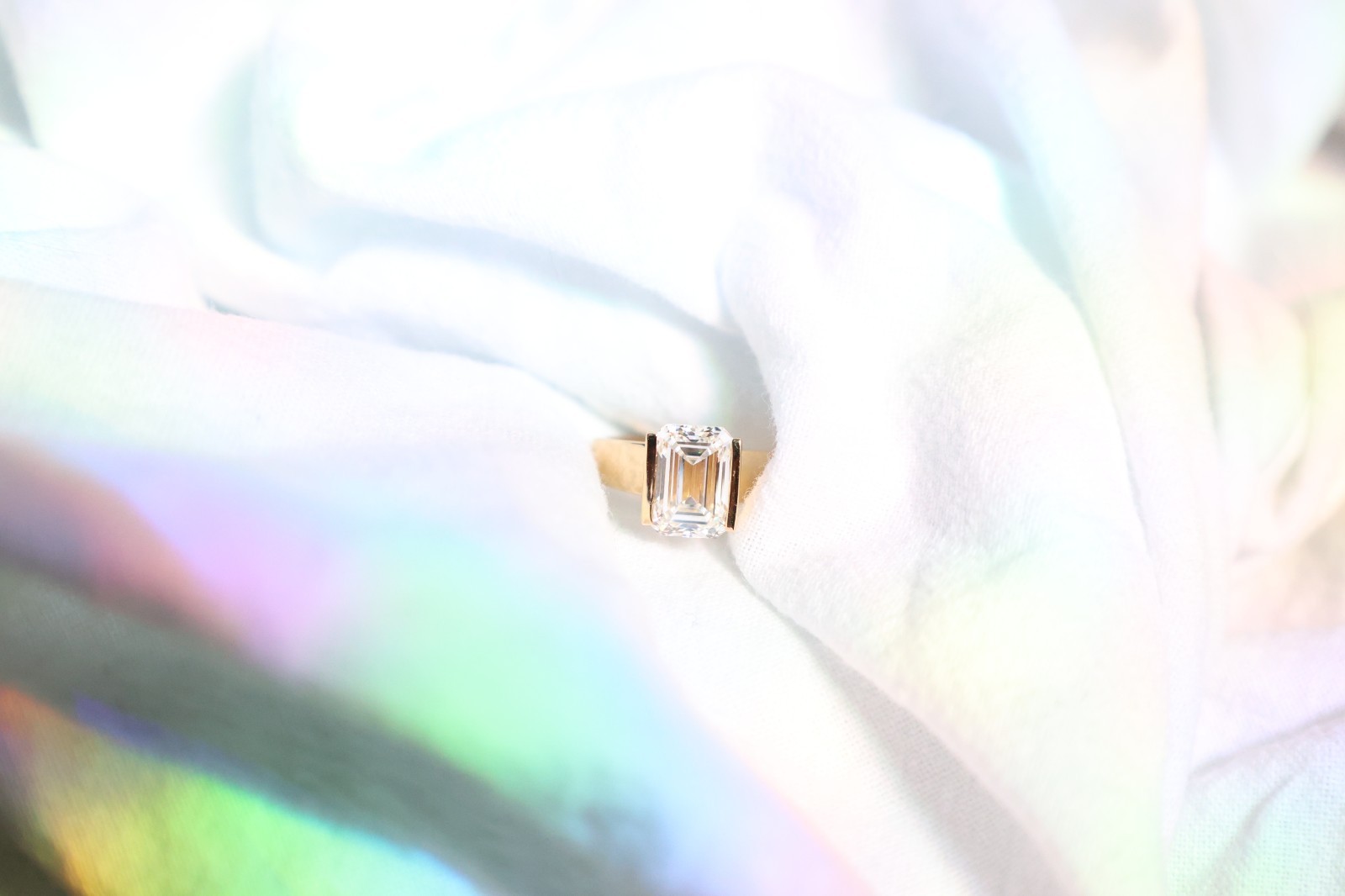 Brand New 3.02 Carat Diamond Ring | 18K Gold Band | Lab Grown Diamond | IGI