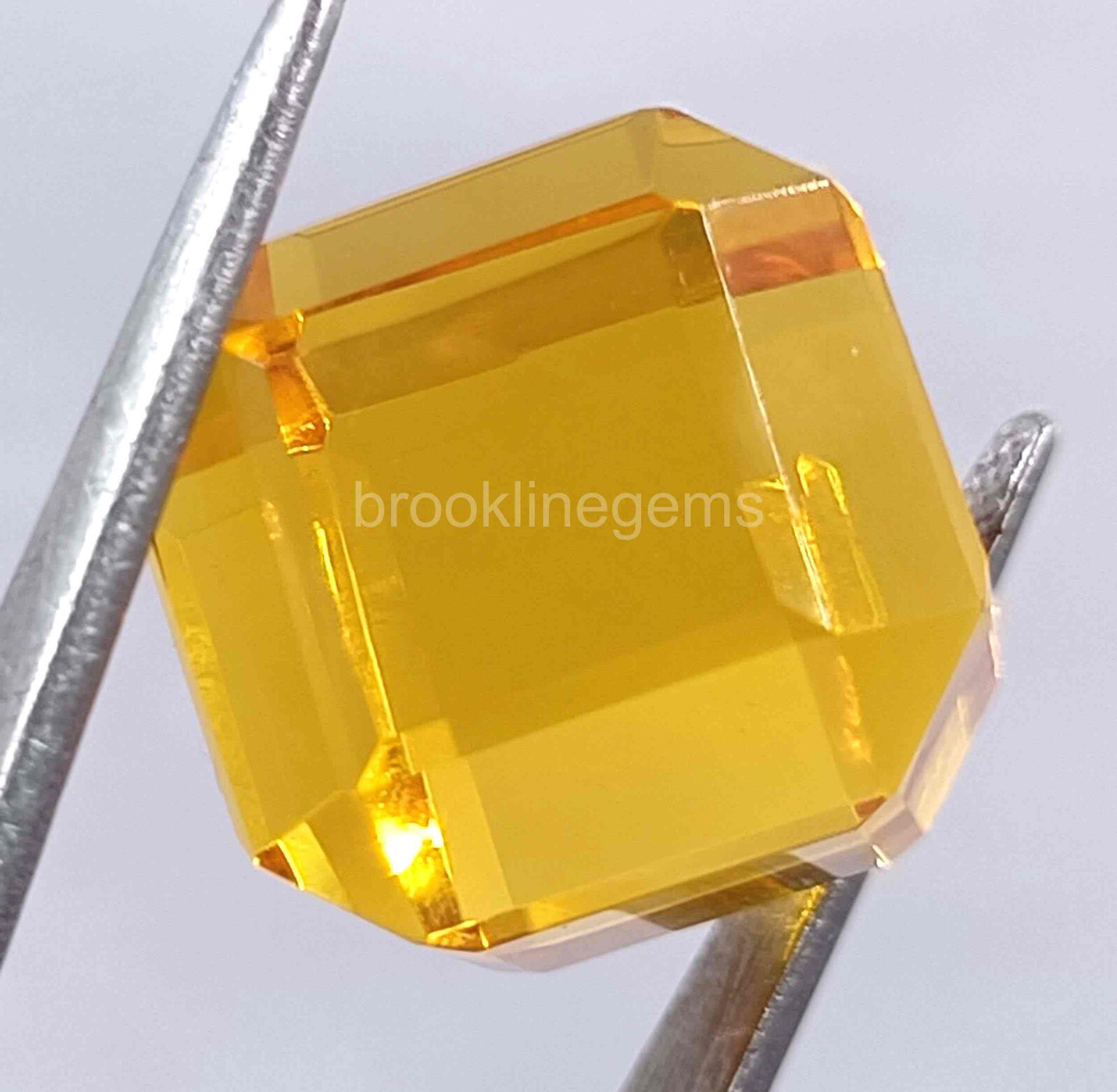58.85 Ct Natural YELLOW Sapphire Cube Certified Gemstone 5ATR