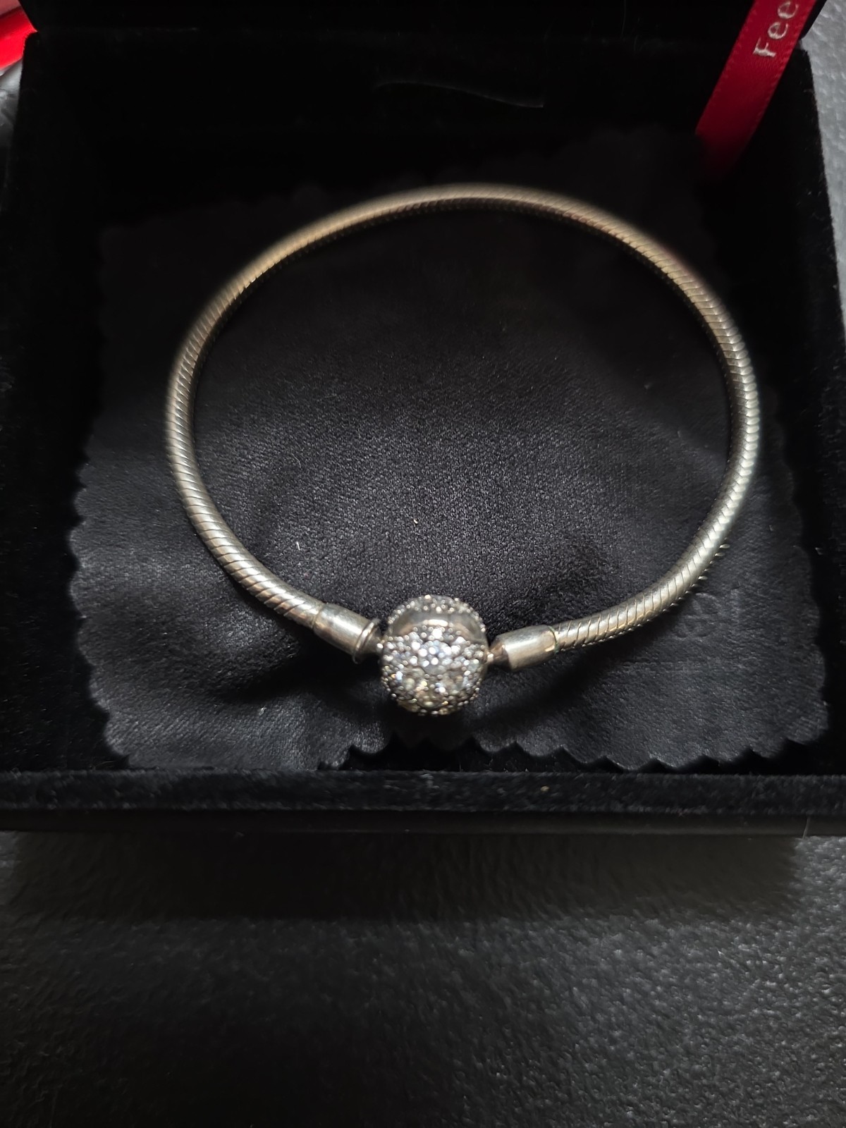 New Soufeel 925 Sterling Silver Charm Bracelet With Pave Cubic Zirconia Clasp In
