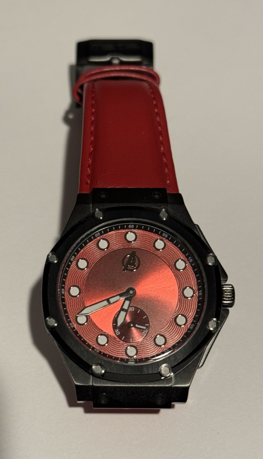 Meister Marvel Avengers Wanda Ultra Slim Red limited edition watch. 054/100