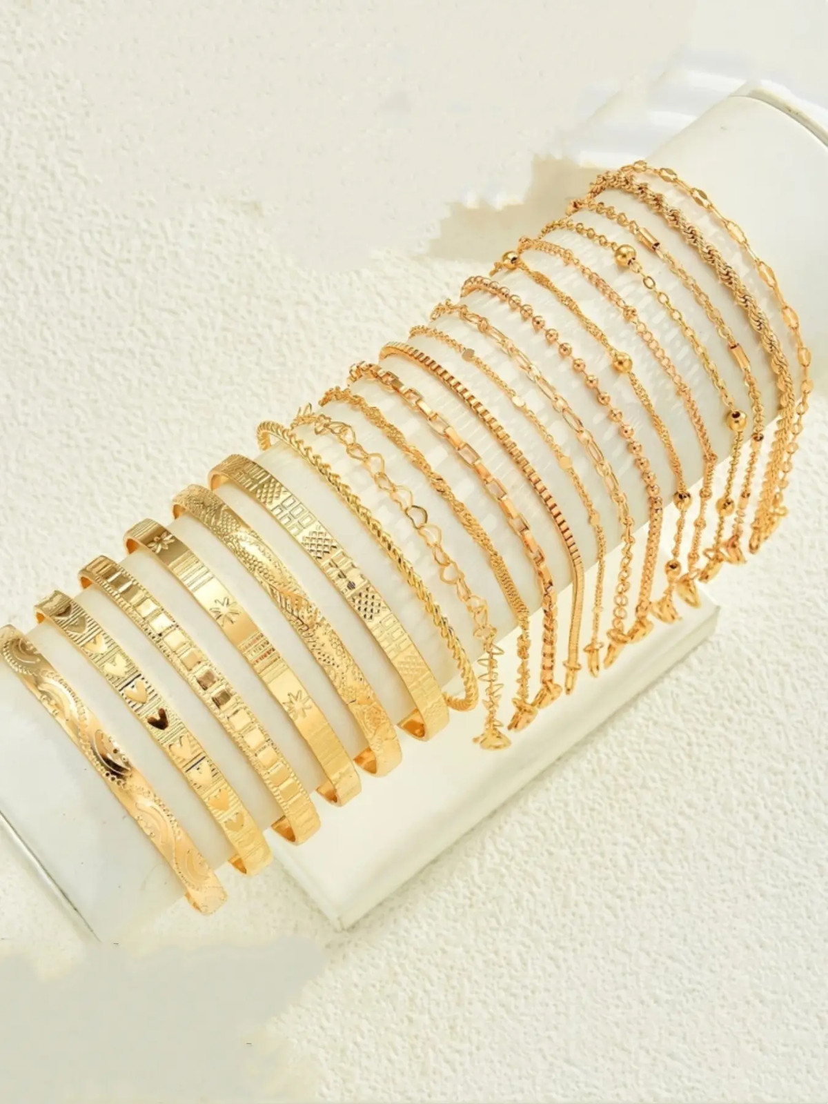 20Pcs/Set Elegant Women’S Bracelets, Fashion High-Quality Bracelets, Versatile A