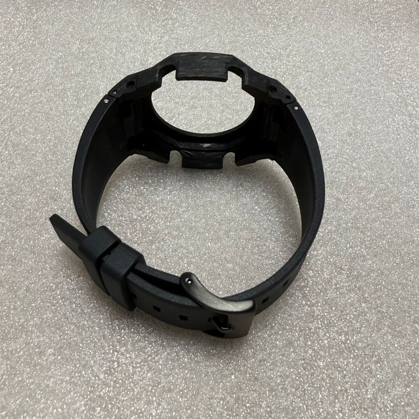 Real Forged Carbon Fiber Mod Kit Case Rubber Band for G-SHOCK GA-2100 2110 Strap