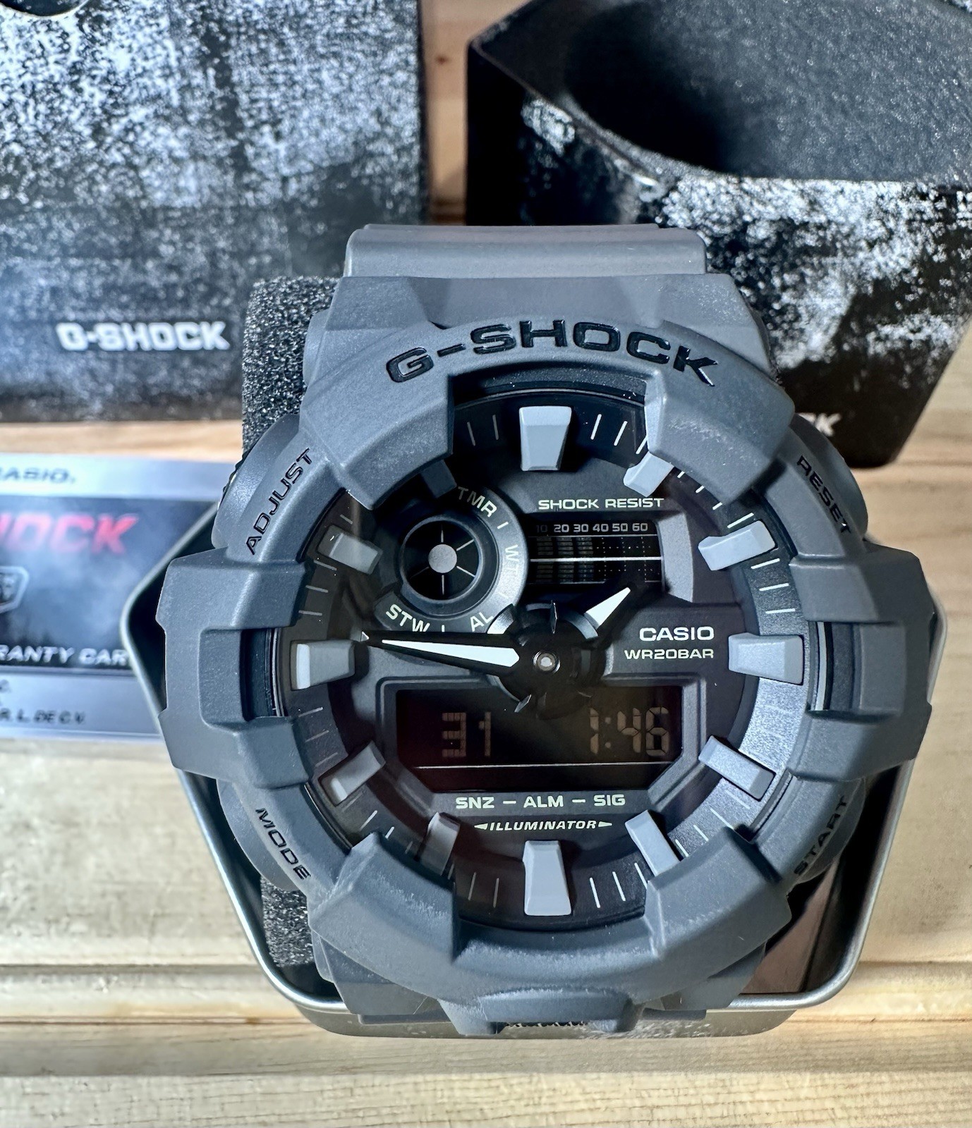 Casio G-SHOCK GA700UC8A Watch Gray Utility Color Analog-Digital See Details*