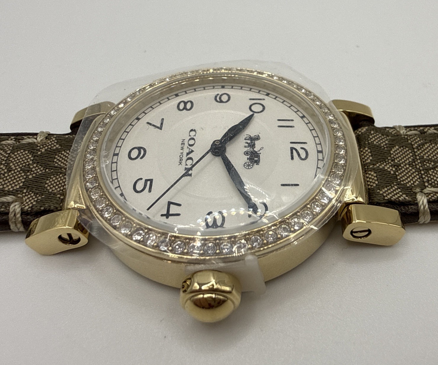 Coach Women’s Watch NEW with tags Brown & Logo Strap Ladies Gift 14503397