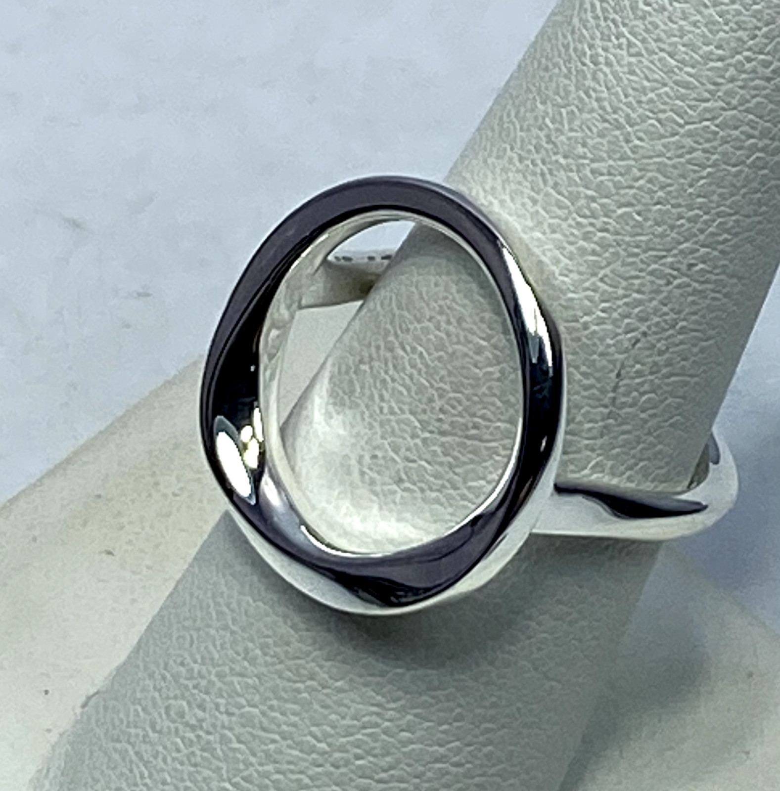 Kit Heath Bevel Cirque Ring Sterling Silver Signed Size 8 NWT