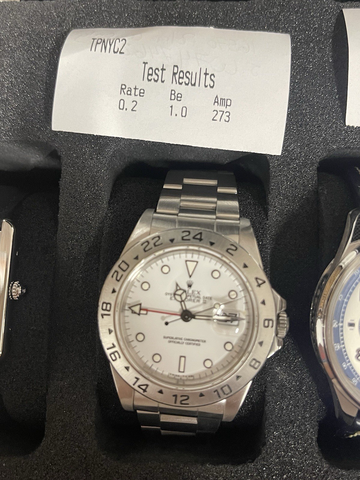 1995 Rolex Explorer II White 16570 40mm Polar