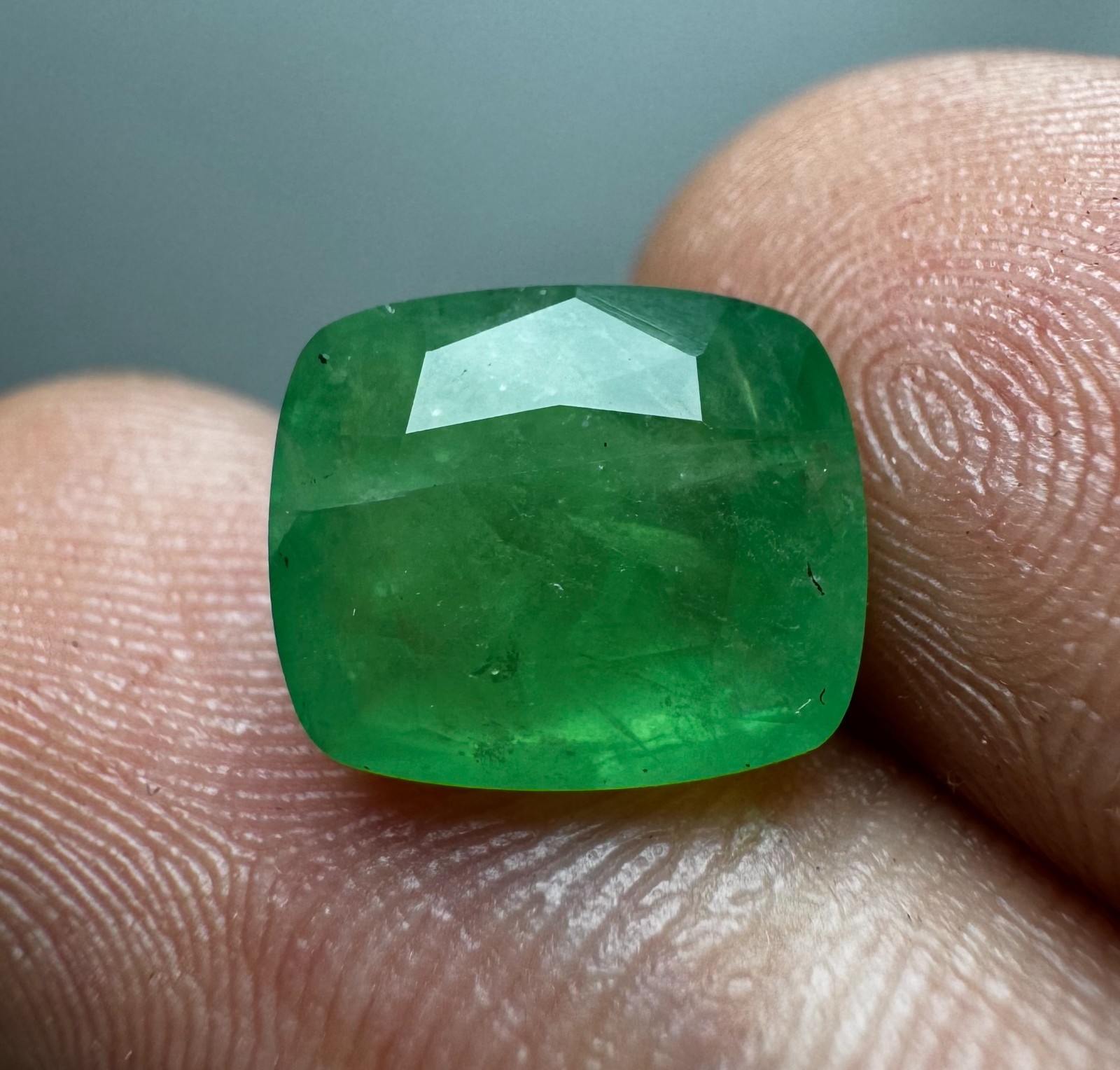 2.80 Carat Rare Transparent Green Hauyne Cut Gemstone From @Afghanistan