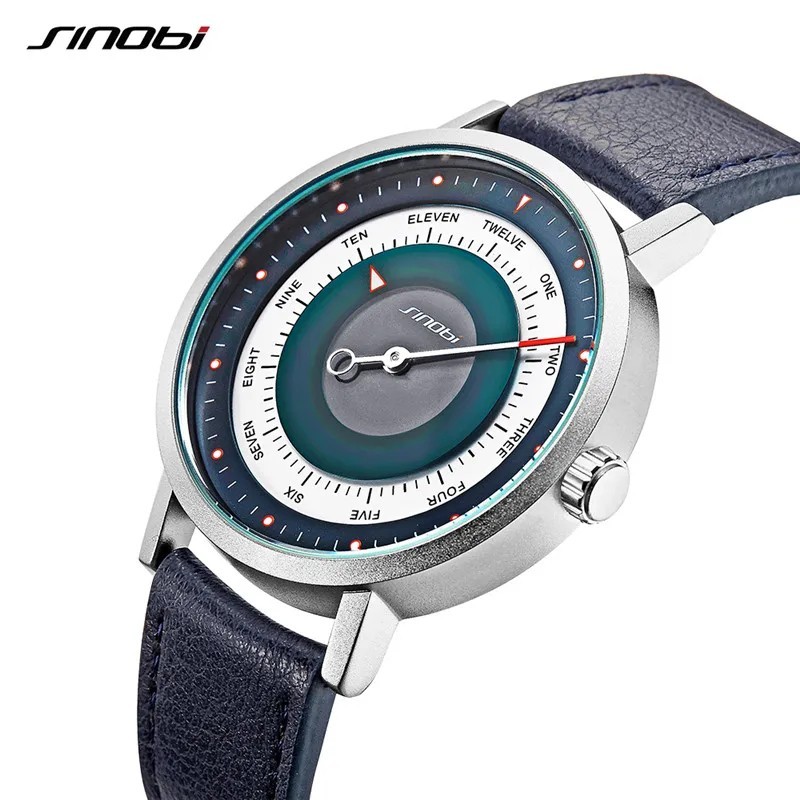 SINOBI Men’s Military Sports Watch Casual Waterproof Luminous Quartz Wristwatch