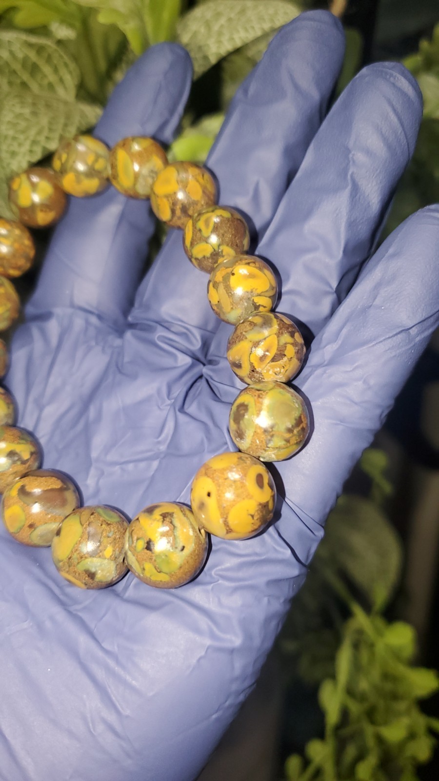 Fruit Jasper 12.2mm Bead Bracelet Crystal
