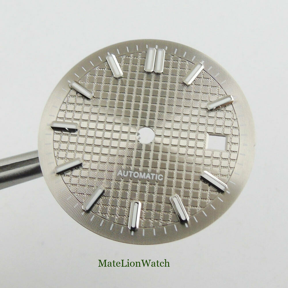 31mm Sterile Watch Dial Face Fit NH35 NH36 NH38 Automatic Movement Date