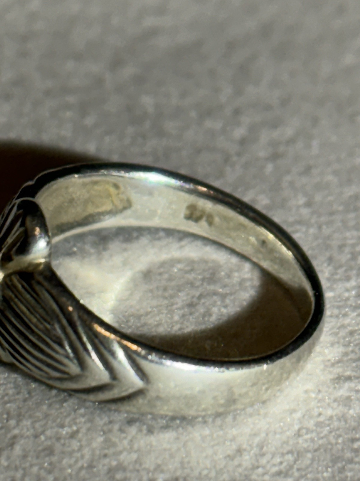 Size 3.25 Vintage Ring Sterling Silver