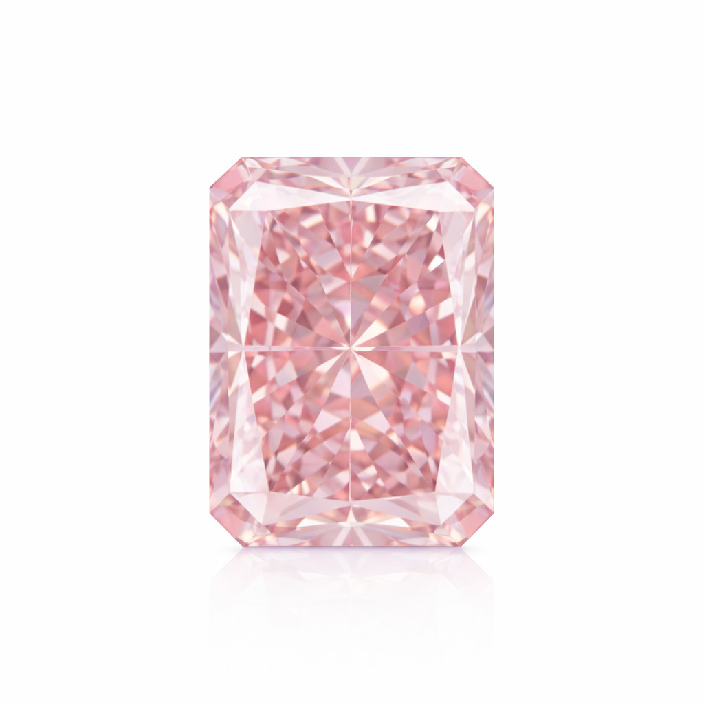 6.45 Ct Pink Radiant Cut Lab Grown Diamond VVS1 Loose Stone Luxury
