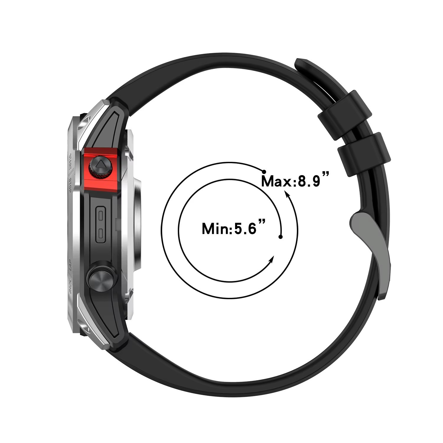 QuickFit 20 22mm 26mm Watch Straps For Garmin Fenix 7X 7 7S 6X 6 6S Pro Silicone