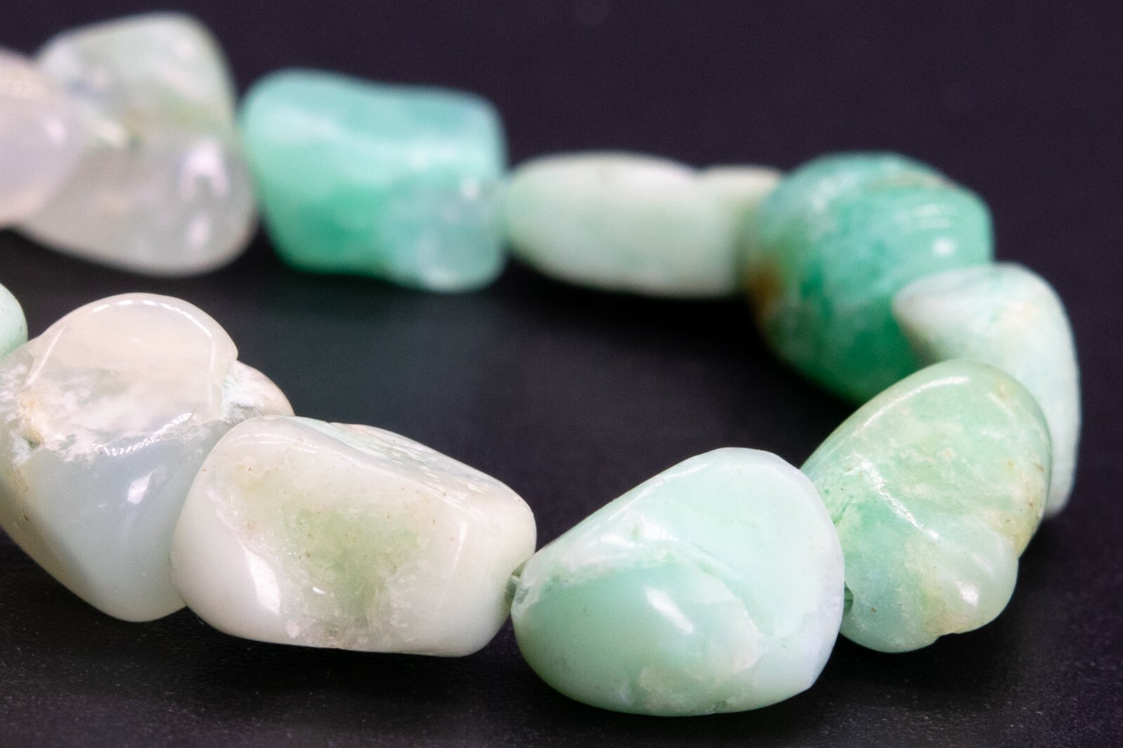 3-8MM Multicolor Chrysoprase Pebble Chips Grade A Genuine Natural Loose Beads