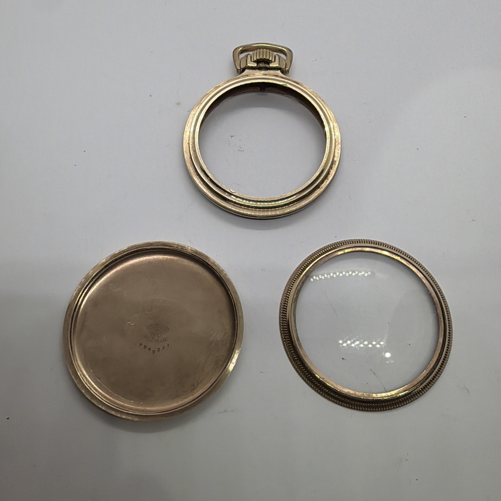 VERY NICE HEAVY KEYSTONE 10K YGF 16s MAINLINER POCKET WATCH RAILROAD CASE
