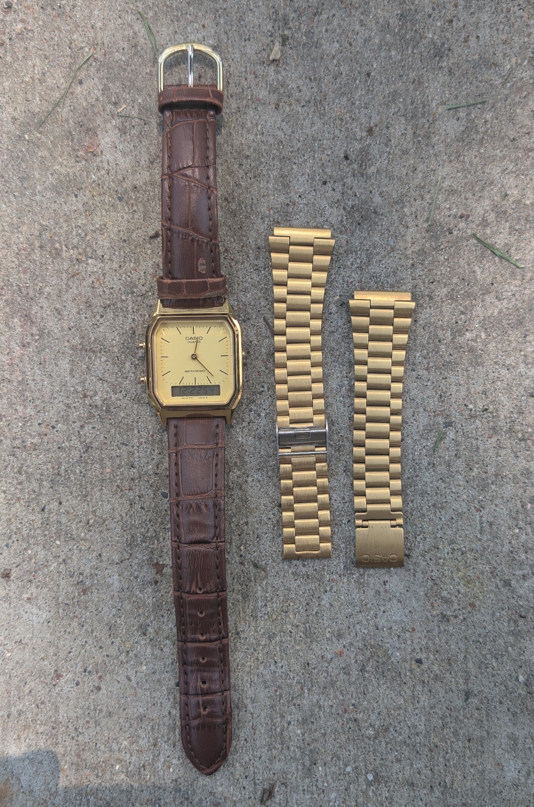 Casio AQ230GA-9BVT & dw-5600ms-1