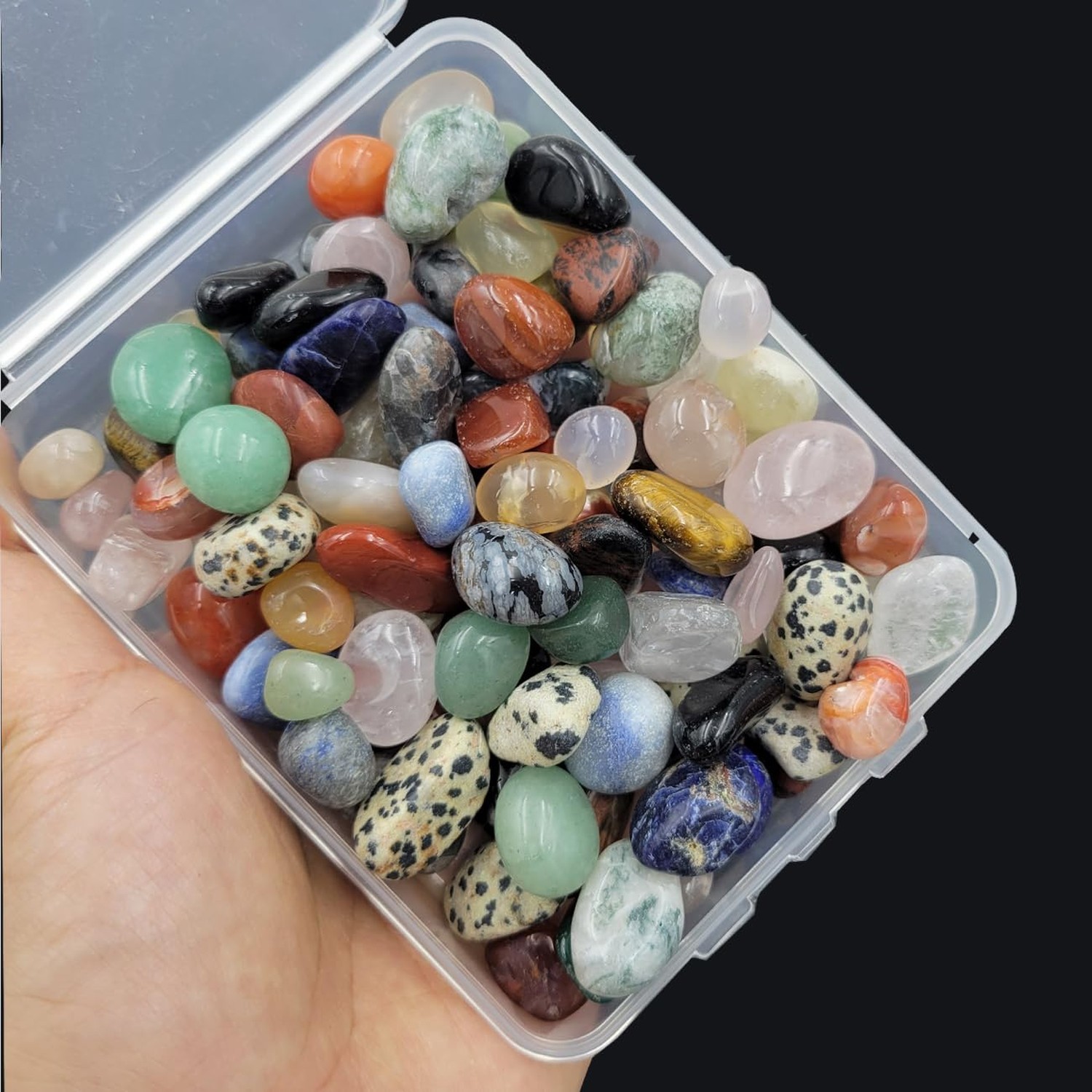 15+ Kinds 100pcs Assortment Healing Stones Mixed Tumbled Polished Stones for …