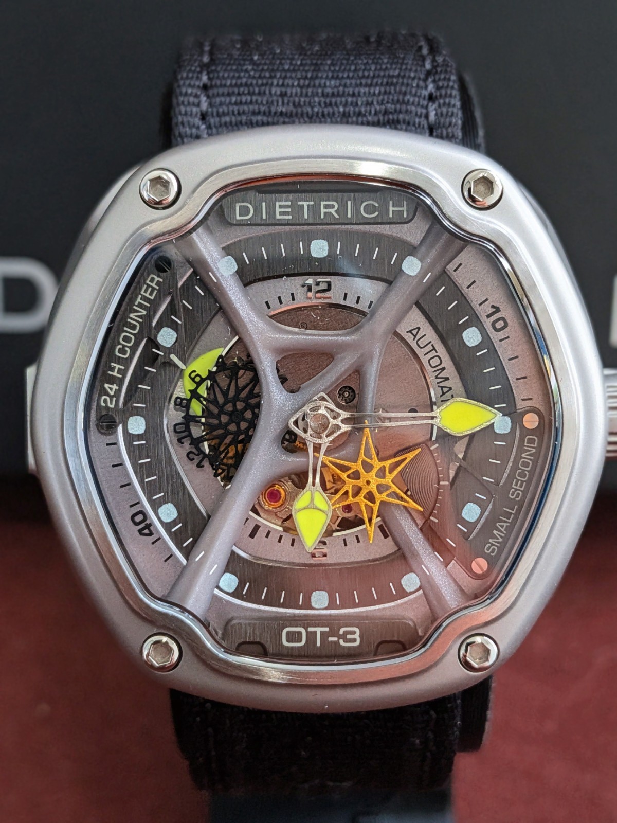 Dietrich OT-3 “Organic Time” Automatic Skeleton Watch