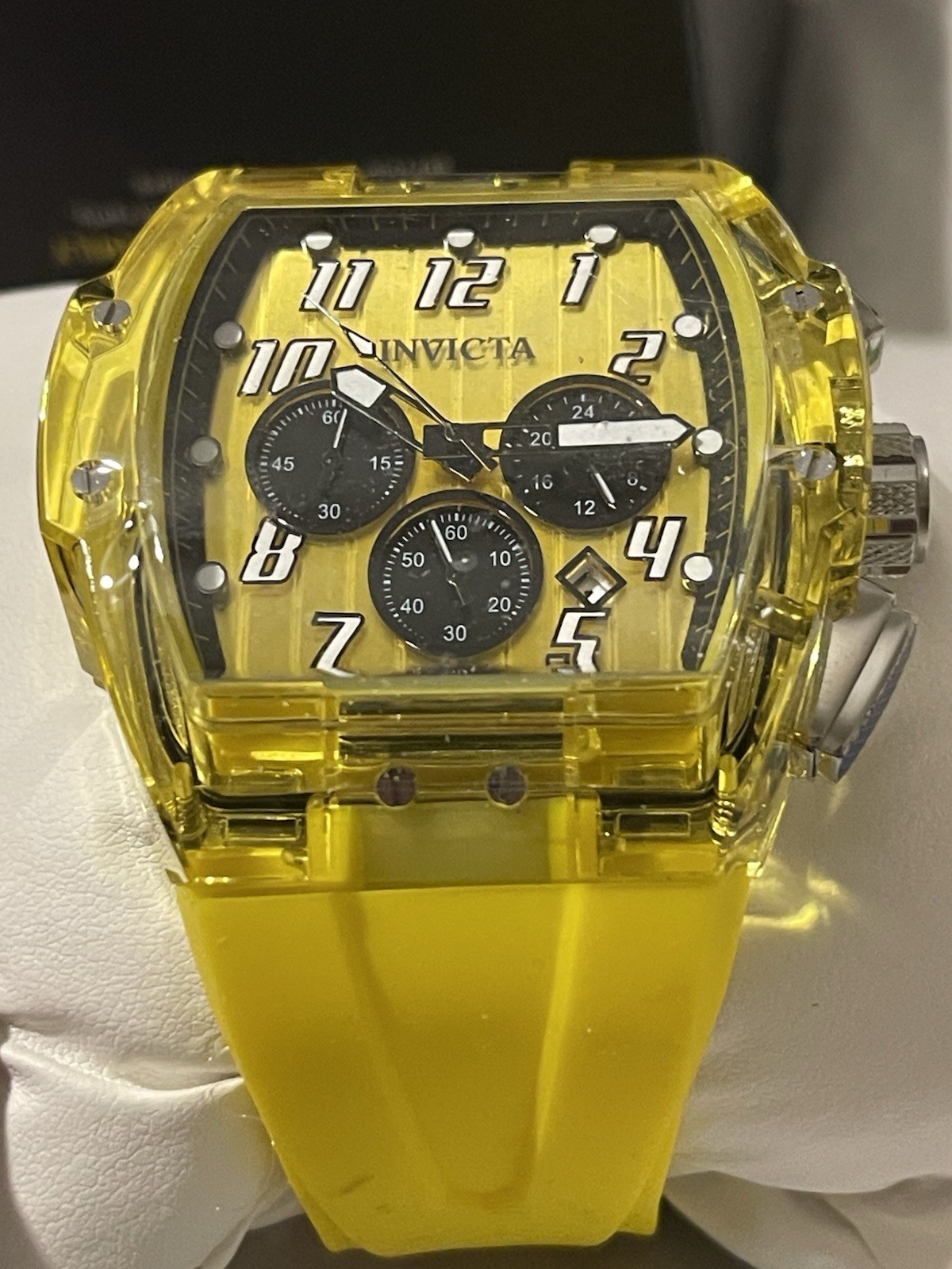 Invicta S1 Rally Kinesia Anatomic Men’s Watch – 47mm, Yellow (45482)