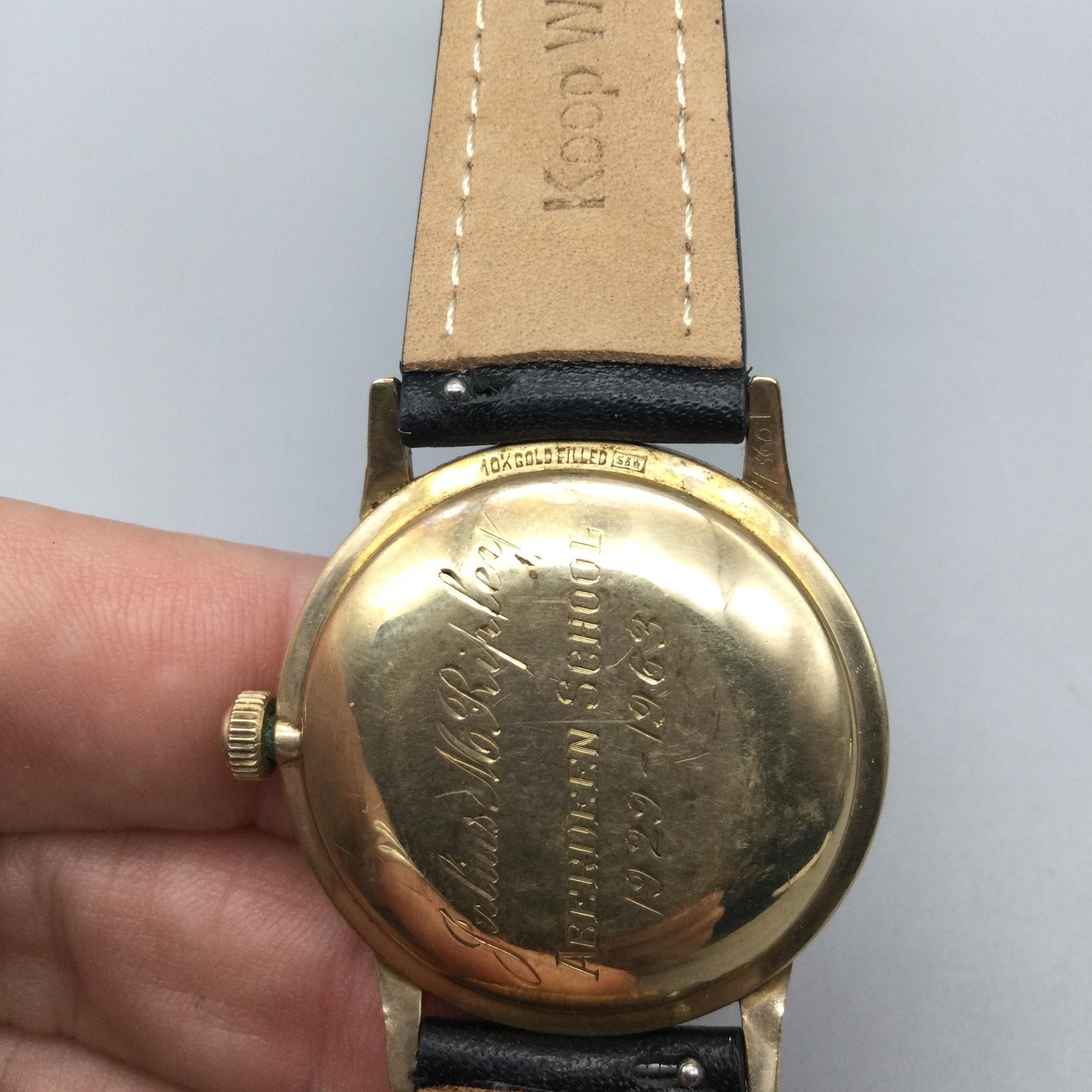 Vintage Girard-Perregaux Gyromatic Mens Watch 33mm 10K Gold Filled Automatic