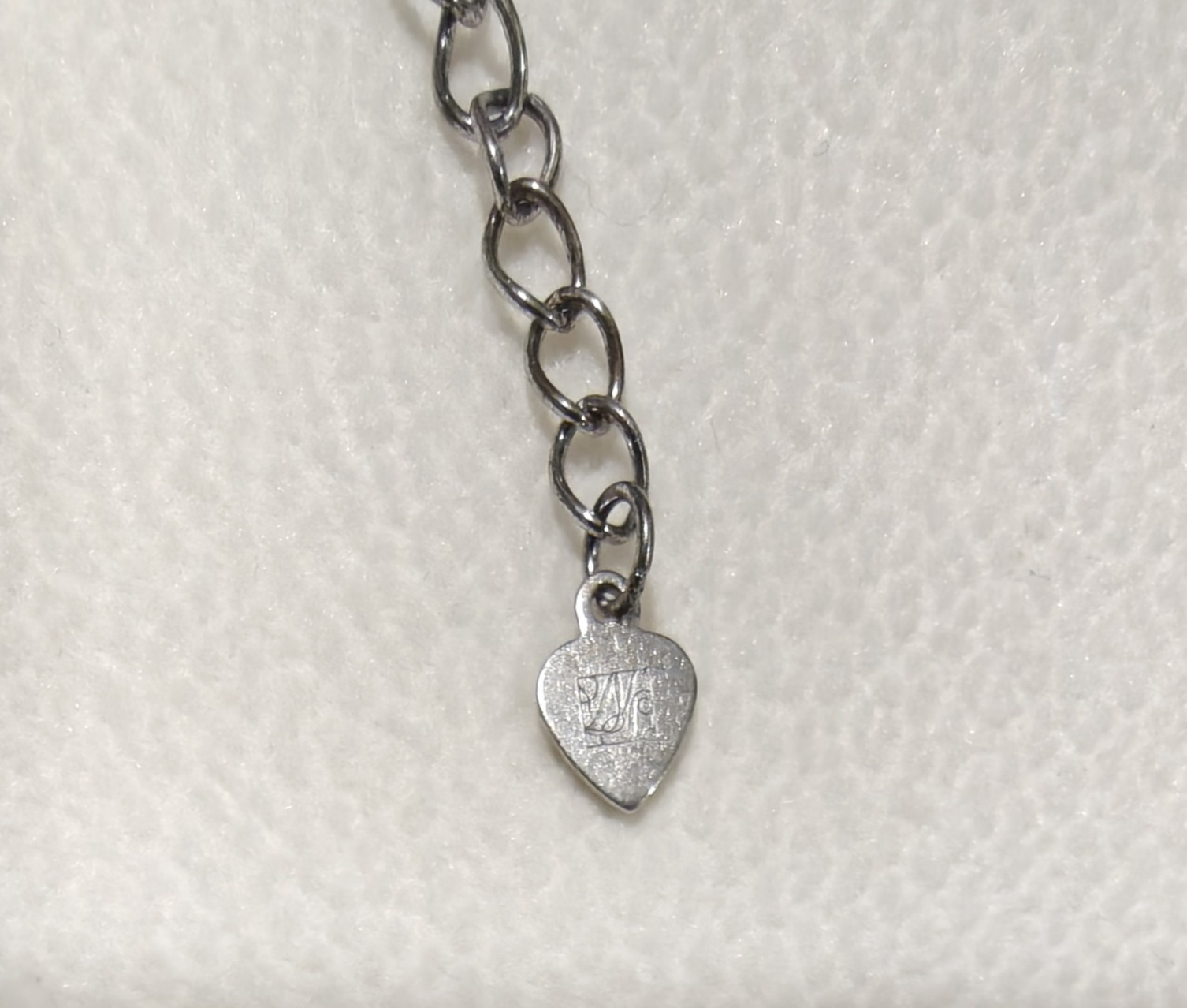 Vintage Sterling Silver Mom Sentiment Necklace | S925 Triple Ring Pendant