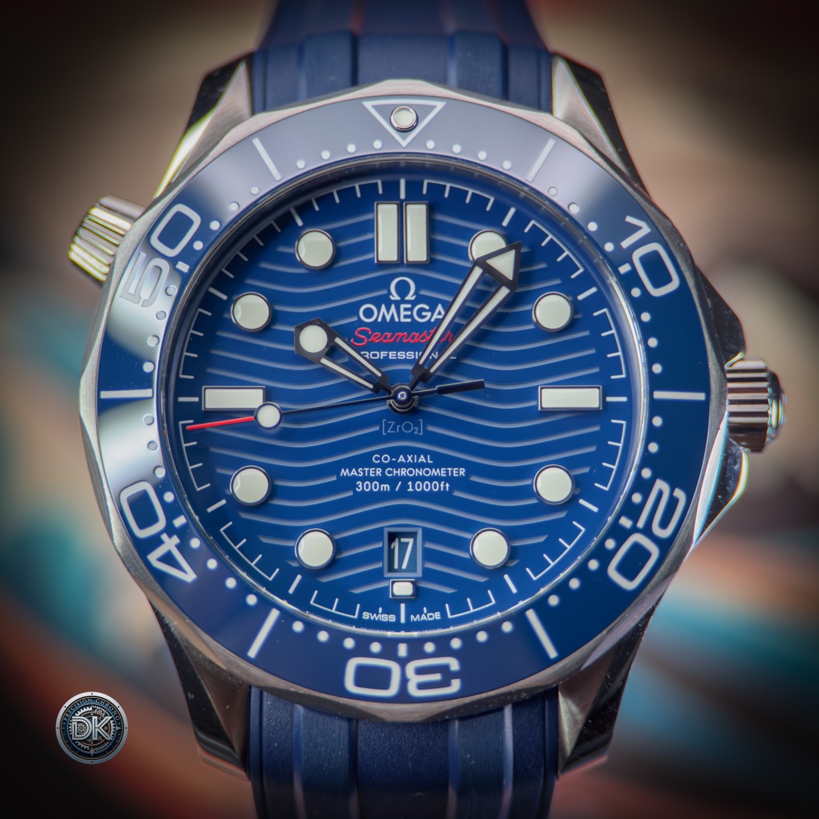 Omega Seamaster Diver 300M Blue Wave 210.32.42.20.03.001 FULL SET
