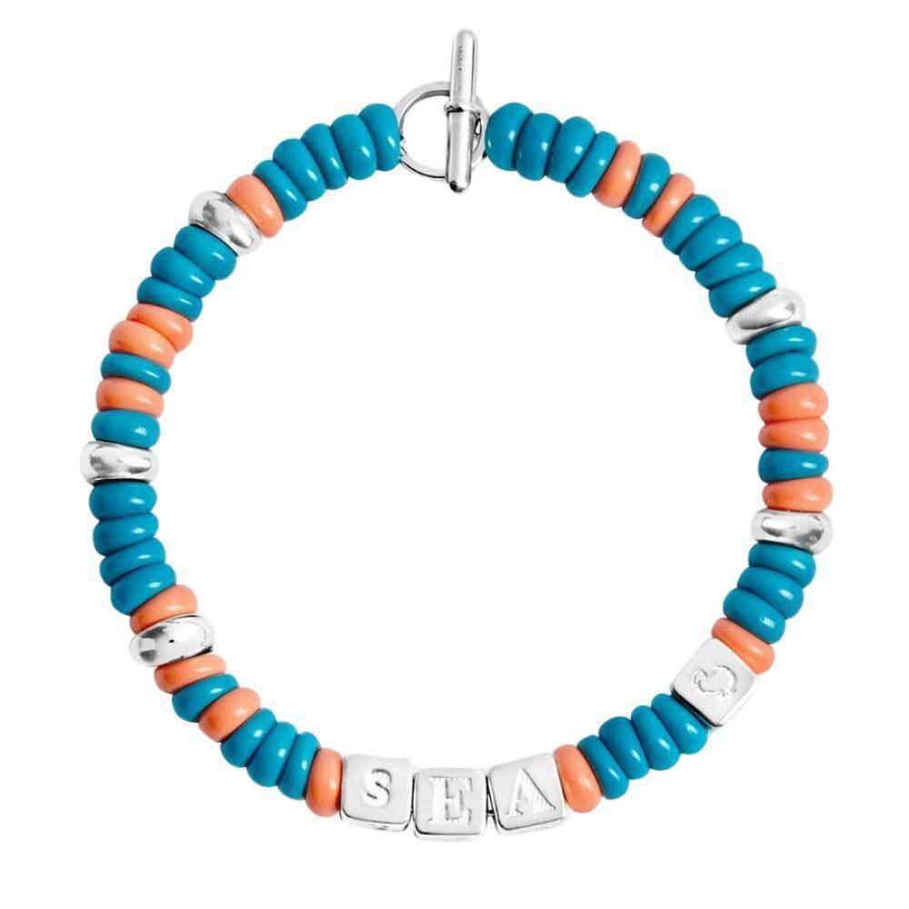 Tenaka DBC4003_ROUND_OTCAG Silver Plastic Dodo Washer Bracelet SEA