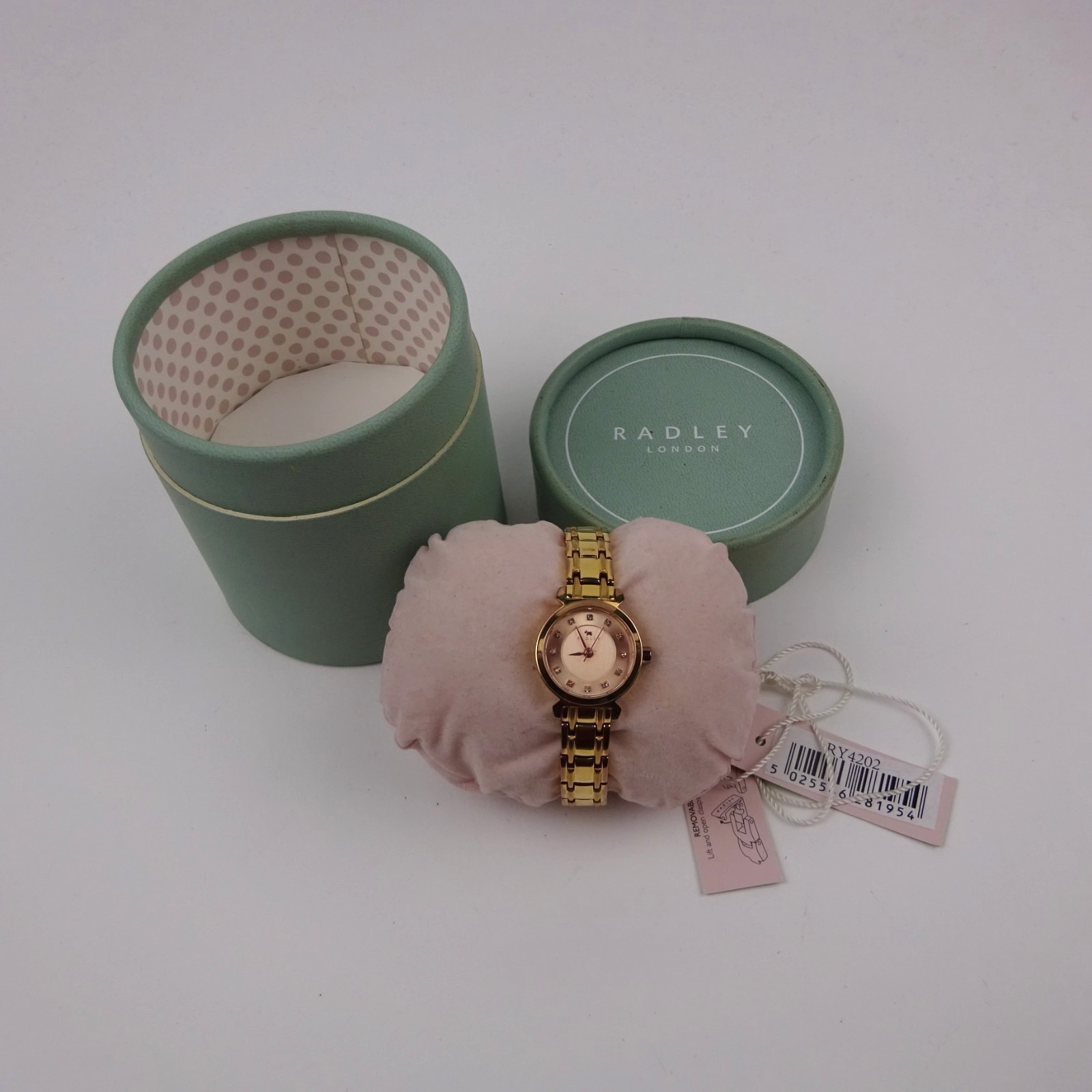 Radley Ladies Watch RY4202 Women’s Rose Gold Plated Pink Dial Box