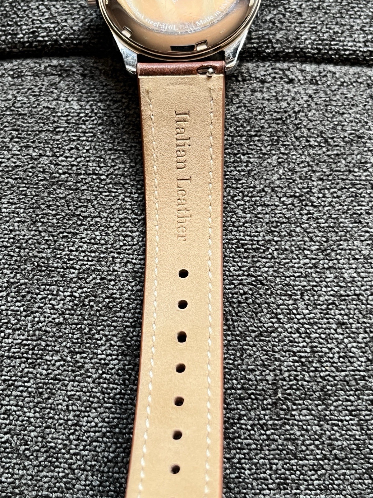 KUOE OLD SMITH 90-002 No-date Automatic Italian Leather belt Unisex 35mm