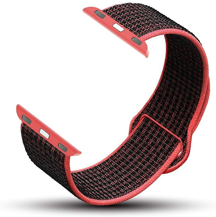 For Apple Watch Woven Nylon Band Sport Loop SE/7/6/5/4/ 3/ 2/1,45/44/42/41/40/38