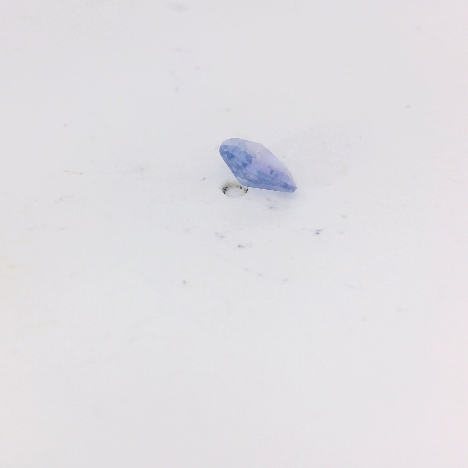 0.57ct Loose Trillion Cut Tanzanite 5 x 5mm Blueish Violet Intense