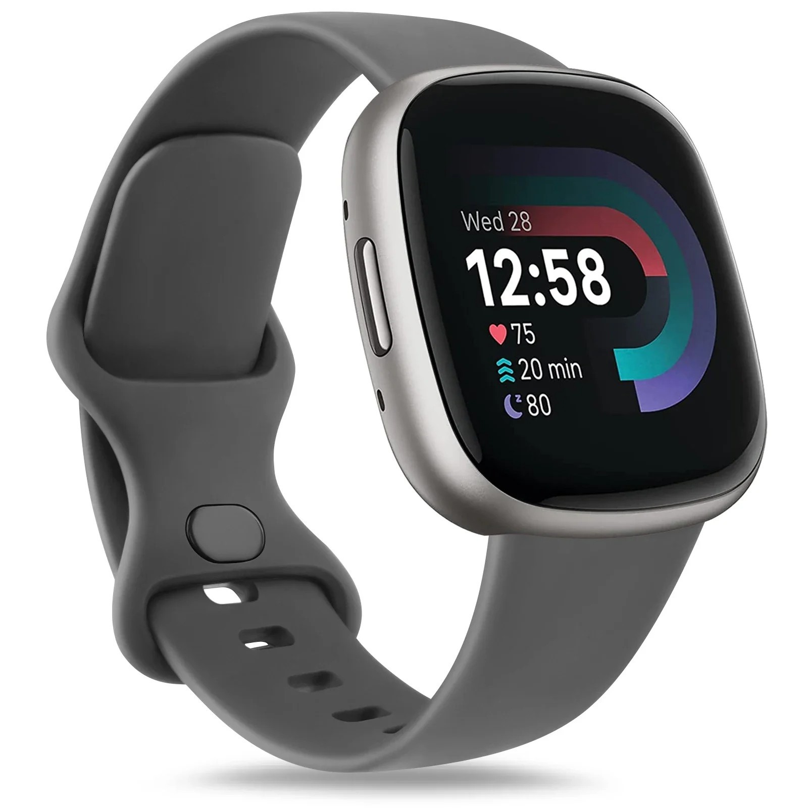 Silicone Replacement Strap Band For Fitbit Versa 4 3 Sense Sense 2 Sport Band