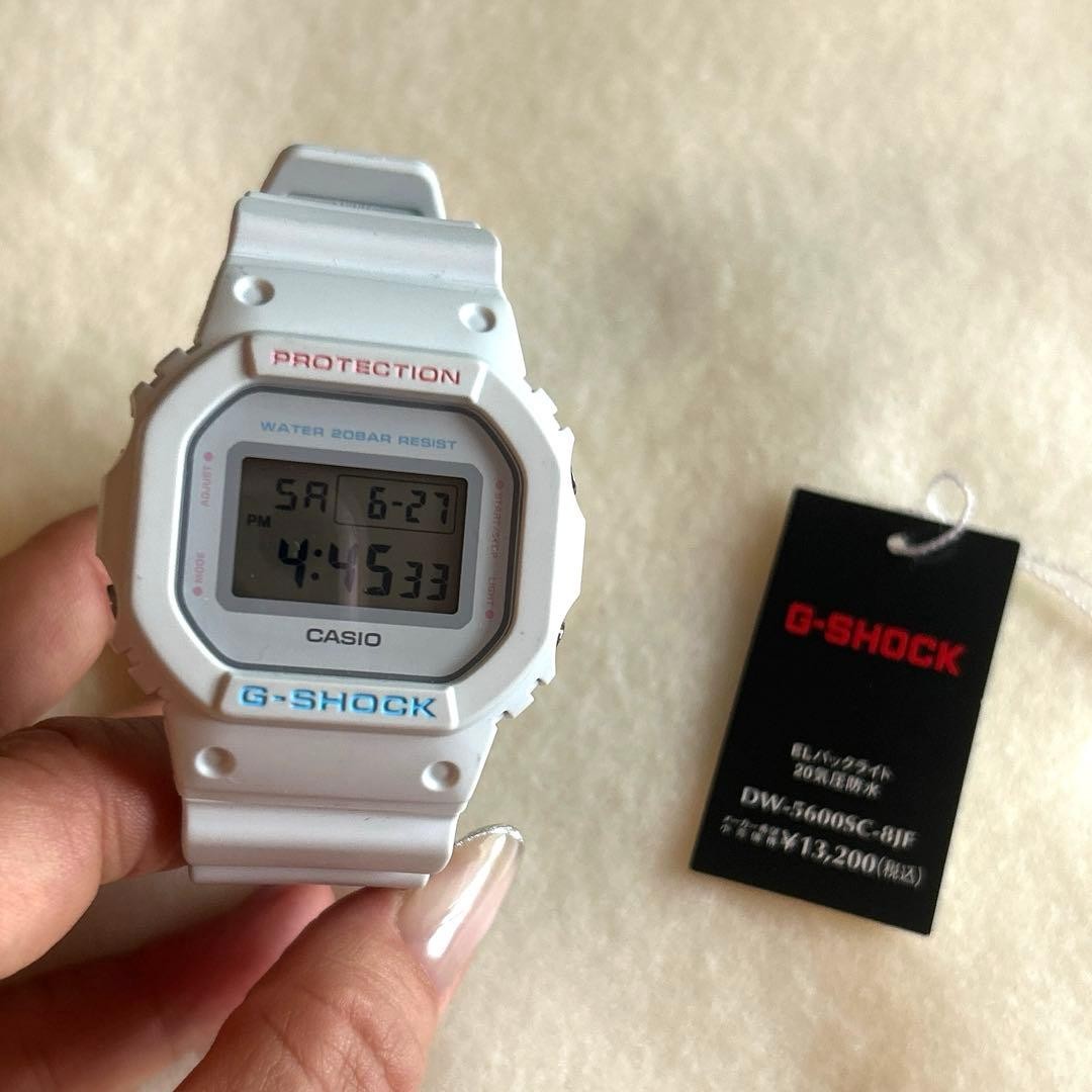 CASIO G-SHOCK DW-5600SC-8JF (White)