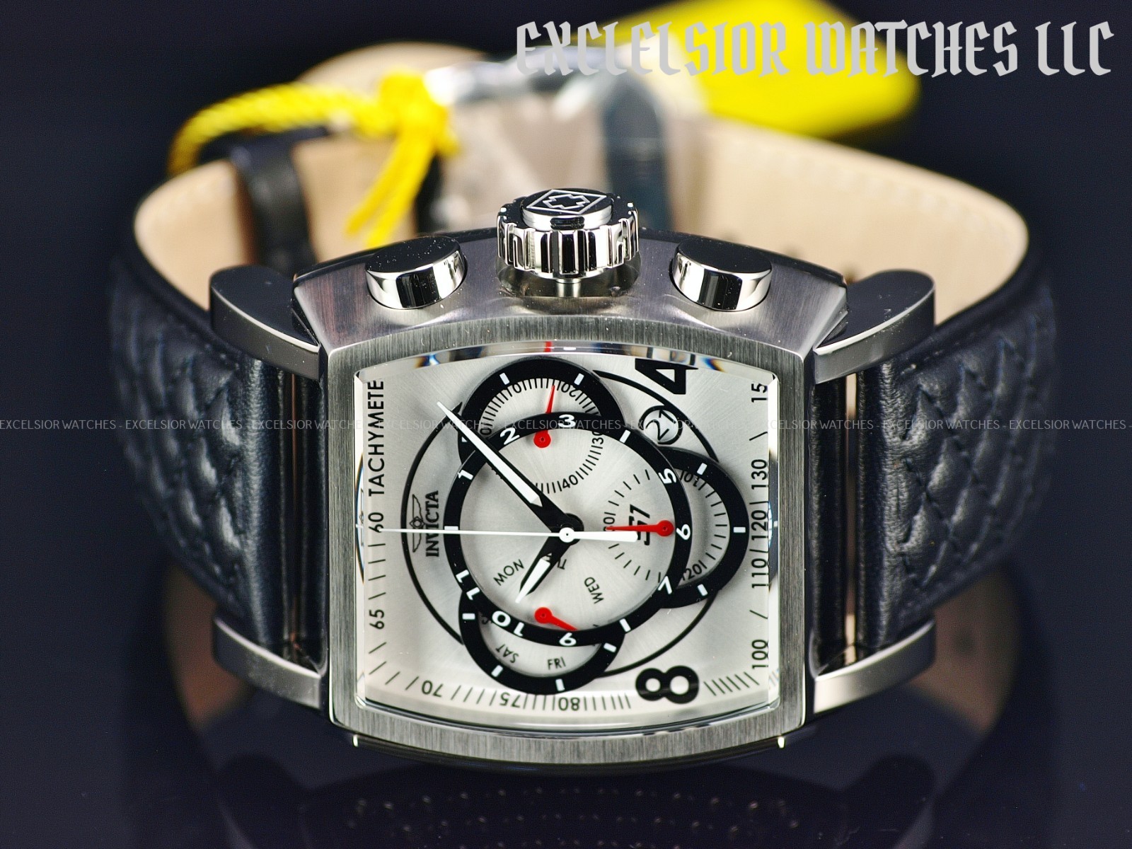 NEW Invicta Men 48mm S1 Rally SWISS Z60 Chrono SILVER DIAL Stainless St. Watch