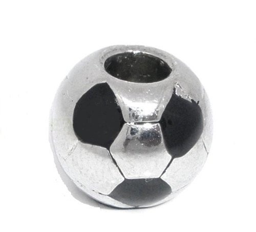 “Soccer Ball” Charm for European Charm Snake Chain Bracelets