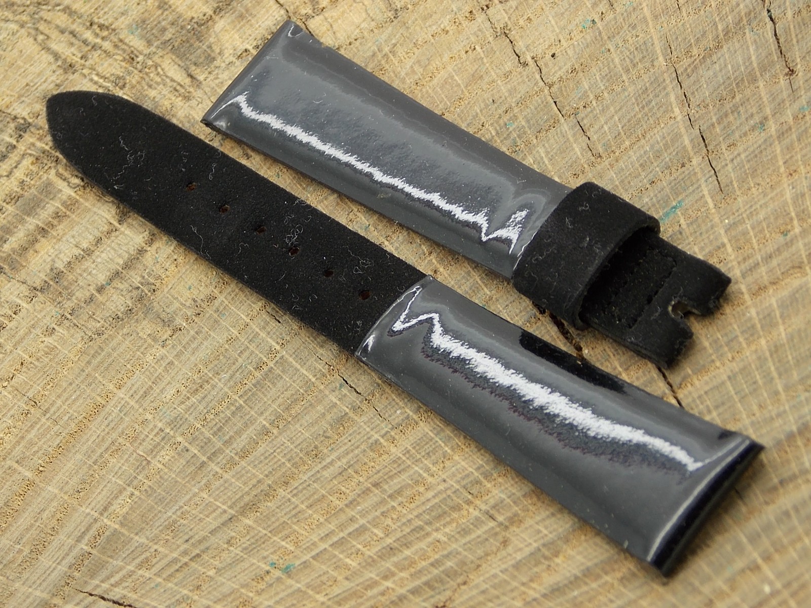 Kreisler NOS Unused Corfam Watch Band without a Buckle 17.5mm Vintage Mens