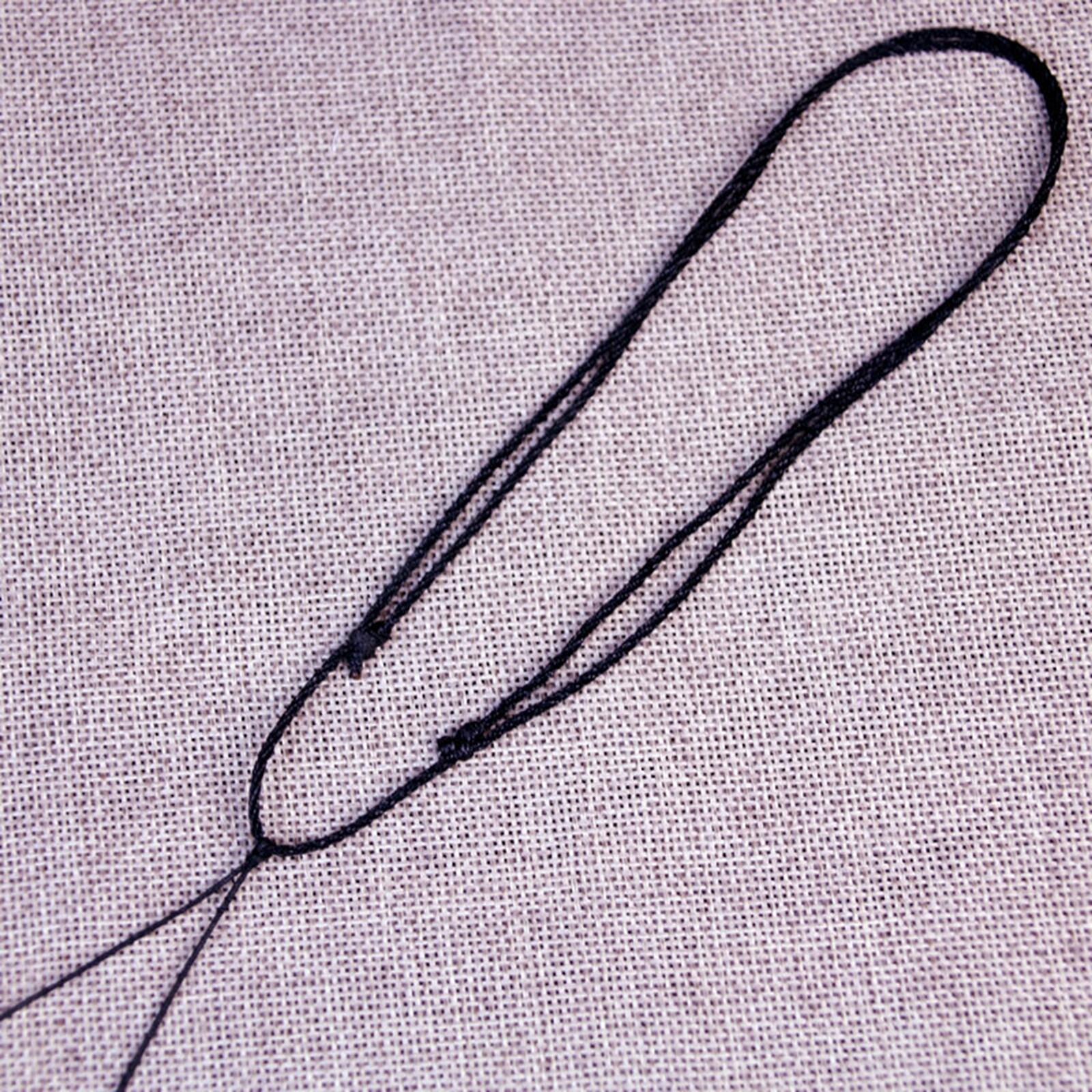 Chinese Silk Thread Hand Knotted Cord String Pendant Necklace Adjustable