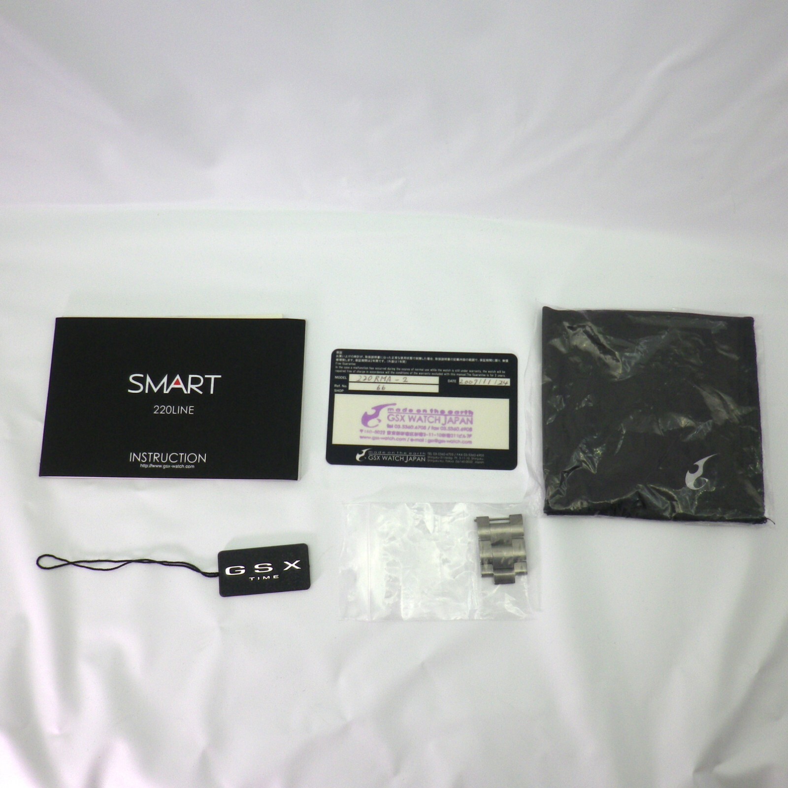 GSX SMART XX 220RMA-2 Range Murata Limited 500 Auto Wrist Watch Gray Japan 2007