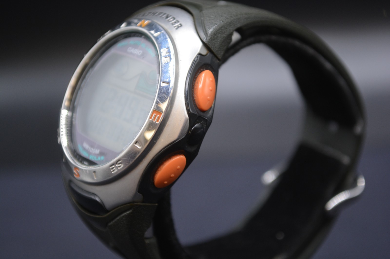 CASIO Pathfinder Tough Solar Men’s Watch PAS-201 *Pre-owned* FREE SHIPPING
