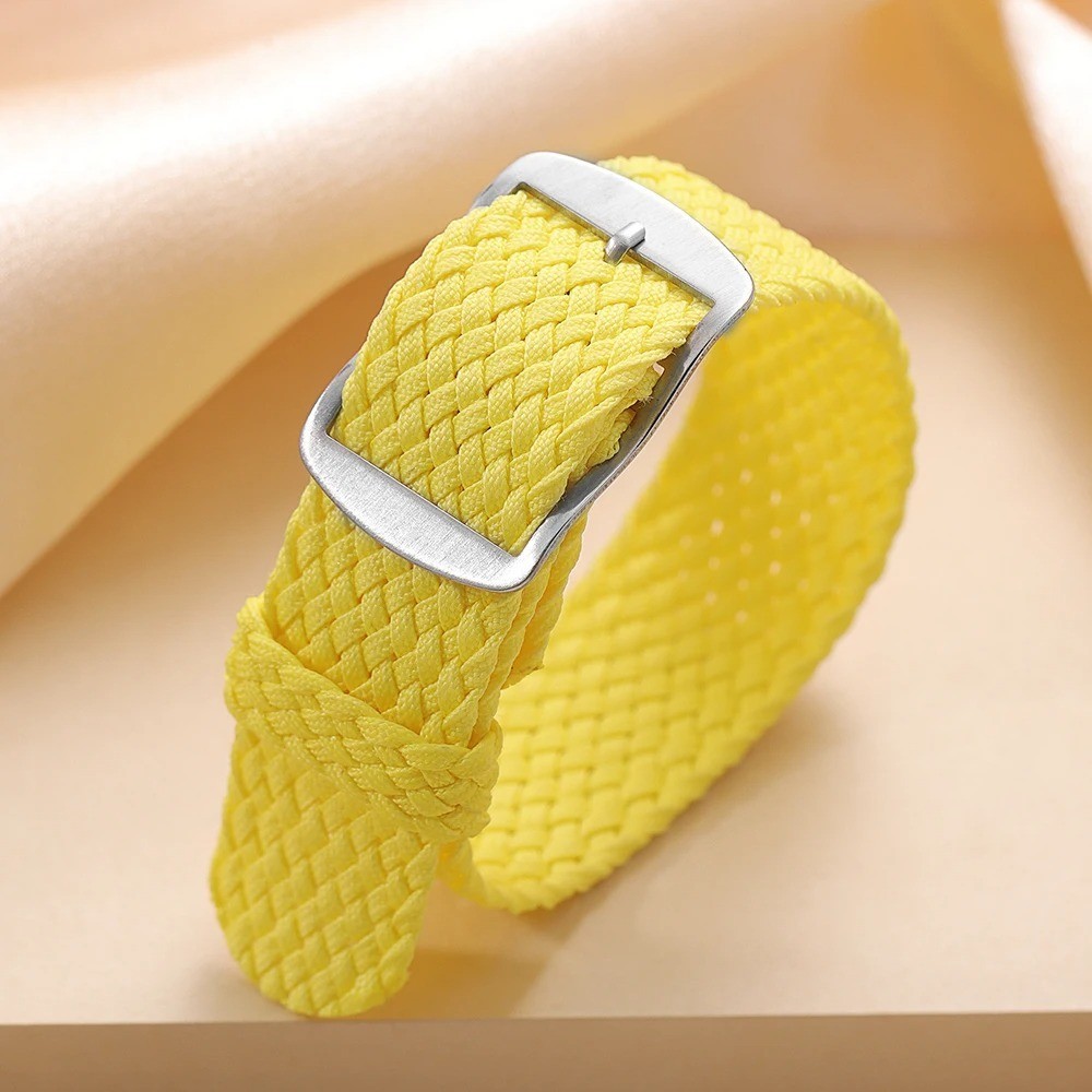Perlon Woven Nylon Watch Band Strap Universal Replacement 18mm 20mm 22mm