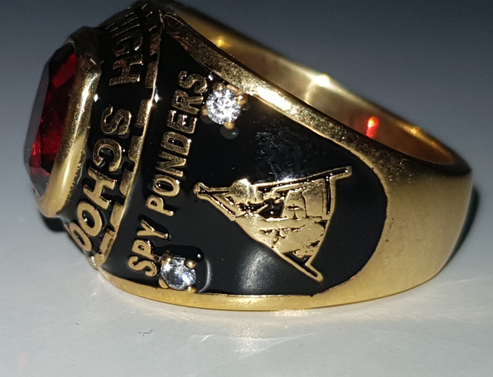 Order Now For 2026 Graduation Men’s 925 Silver Class Ring Gift Cushion Gemstone